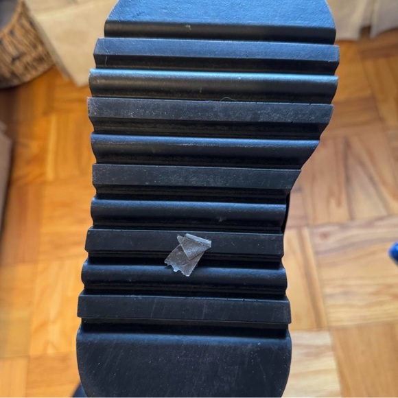 Demonia Boots, Black Studded Buckle Boots. - Picture 7 of 9